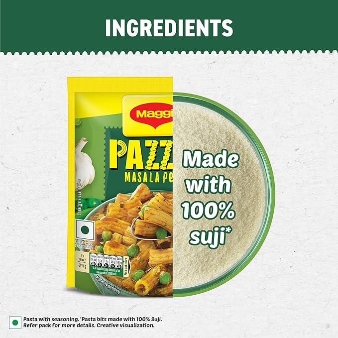 Maggi PAZZTA Masala Penne Pasta 70g, 12 Packets