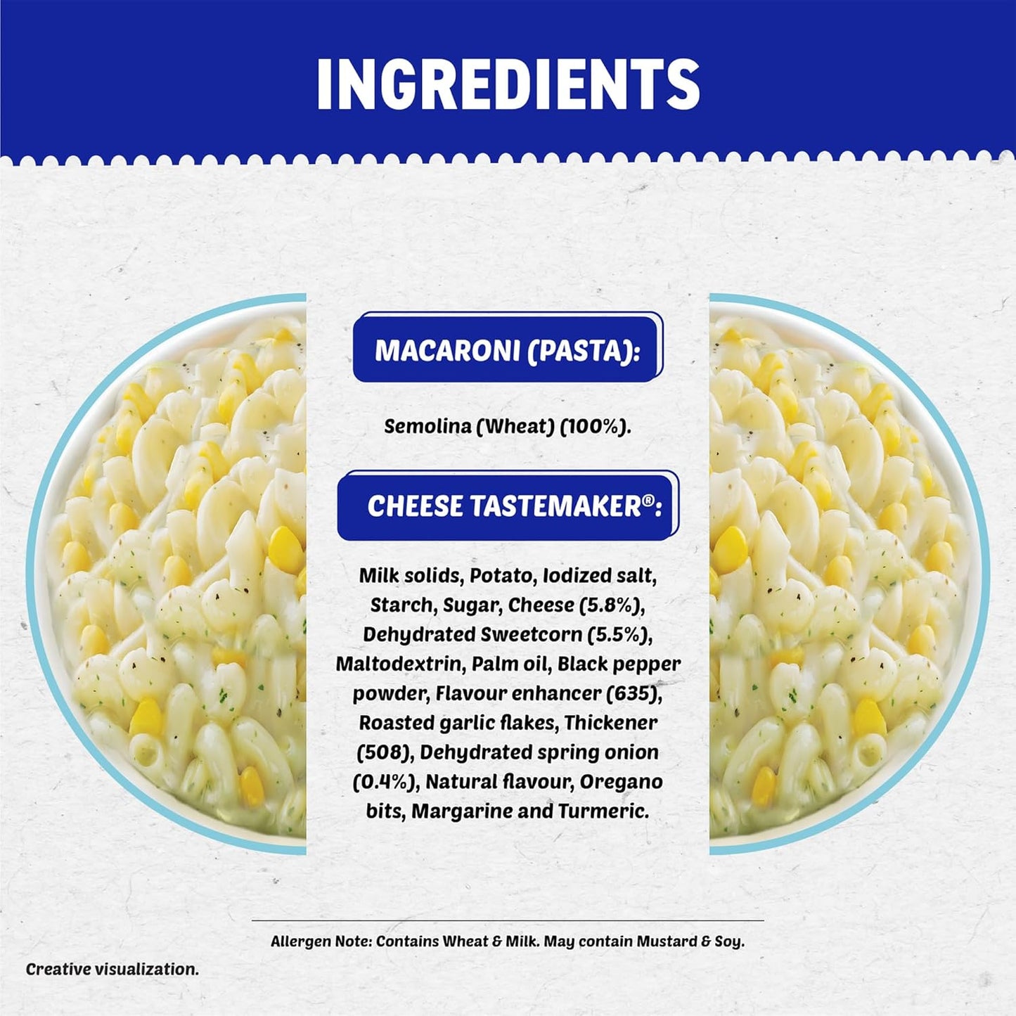 Maggi PAZZTA Vegetarian Cheese Macaroni Pasta 75g, 12 Packets