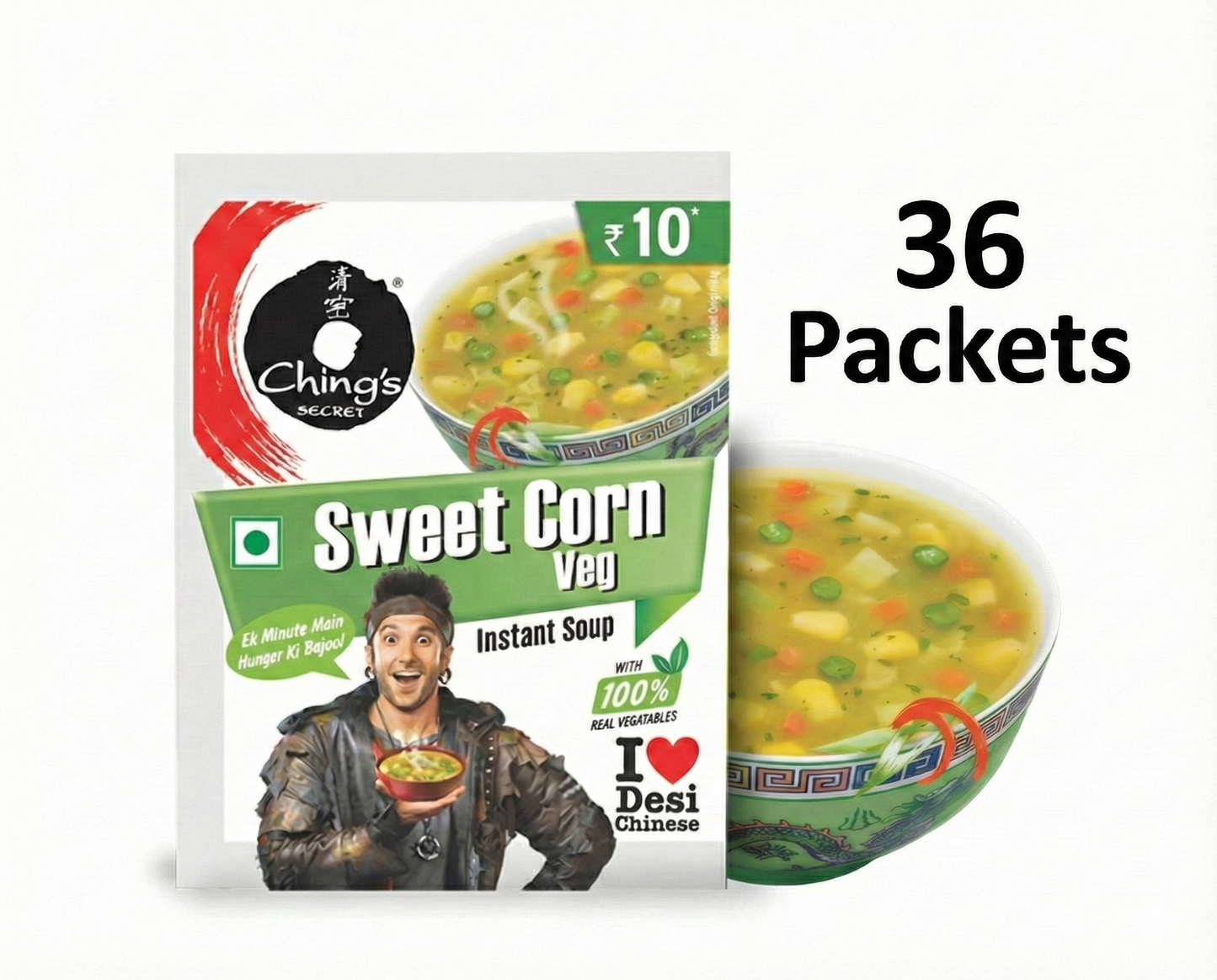 Ching's Sweet Corn Soup 36pcs Pack