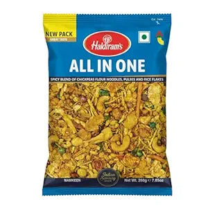 Haldiram Namkeen Super Combo, 5 Packets, 200g each