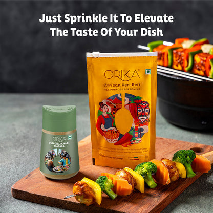 Orika Grill & Chill Portable Barbeque Griller Set with Seasonings/Marinades