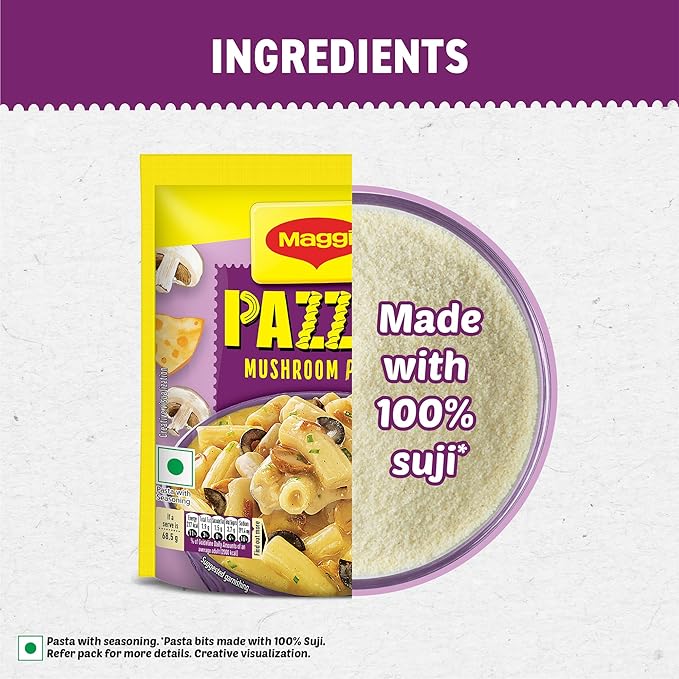 Maggi PAZZTA Instant Pasta - Mushroom Penne 70g, 12 Packets