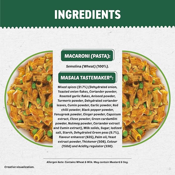 Maggi PAZZTA Masala Penne Pasta 70g, 12 Packets