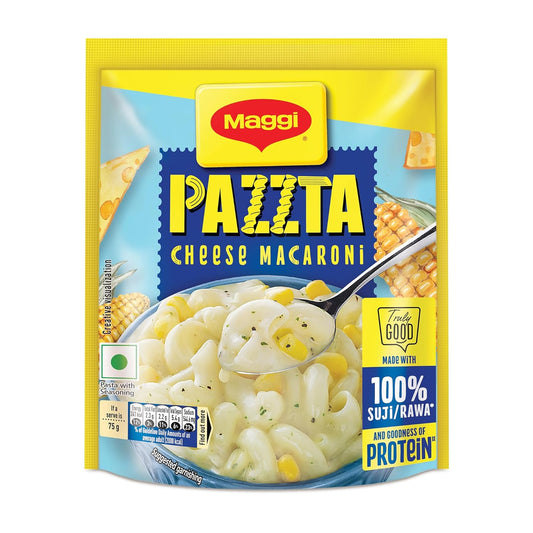 Maggi PAZZTA Vegetarian Cheese Macaroni Pasta 75g, 12 Packets