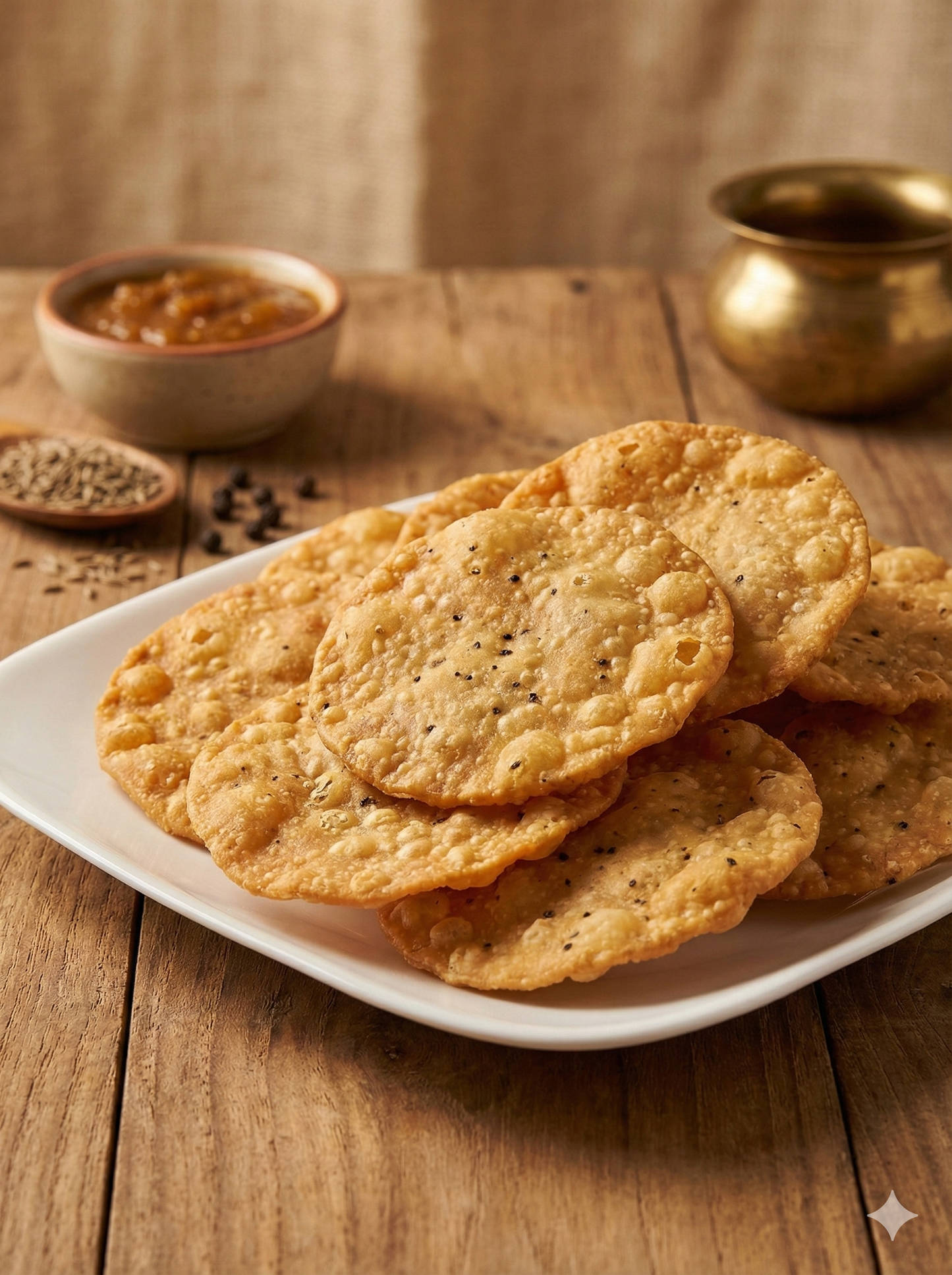 Dadi Special Ajwain Papdi, 1kg, Home-Made, Best for Papdi Chaat