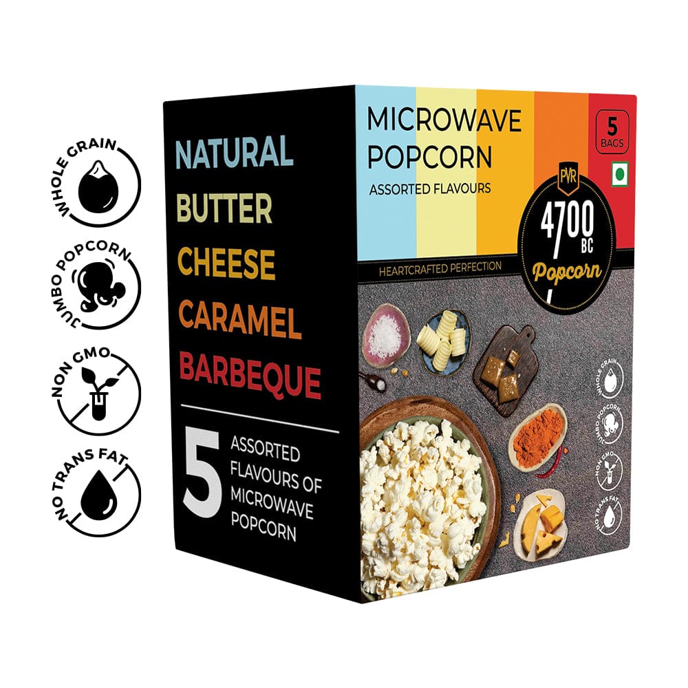 Microwave Assorted Popcorn (Pack of 5)