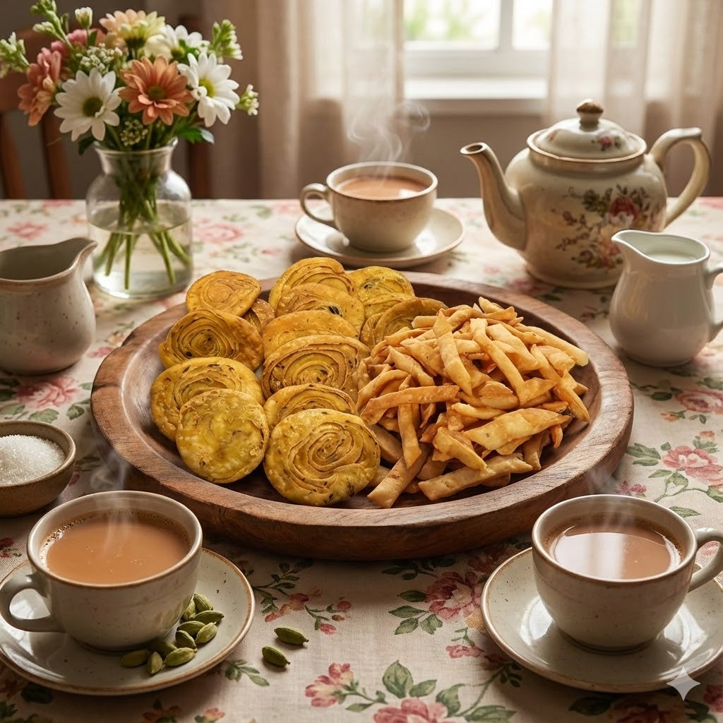 Dadi Special Methi Mathri and Namak Pare combo, Home-Made, 500g each item