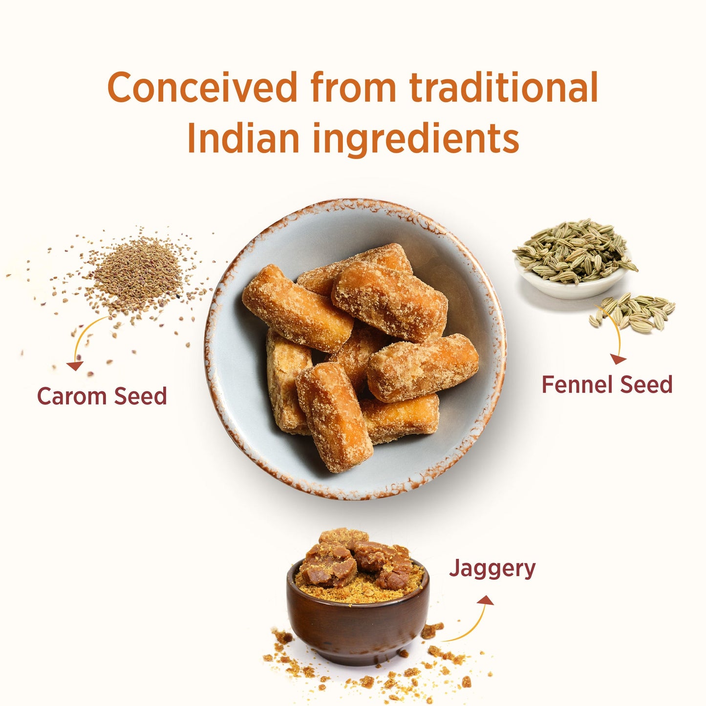 Dadi Special Gur Pare, Home-Made, 1kg