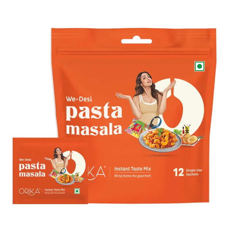 We-Desi Pasta Masala, All in One Masala, 12 single use sachets